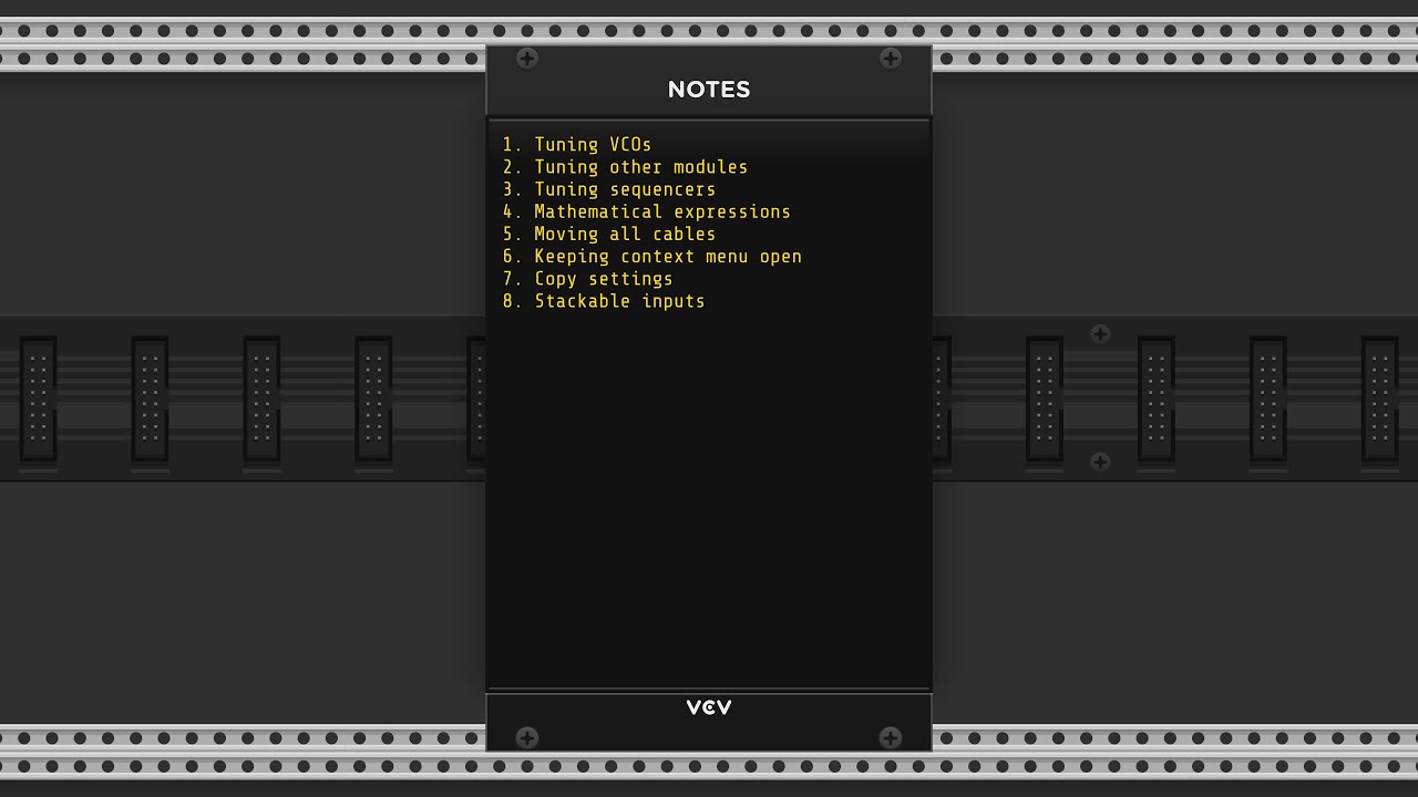 8 VCV RACK WORKFLOW TIPS in just under 7 minutes