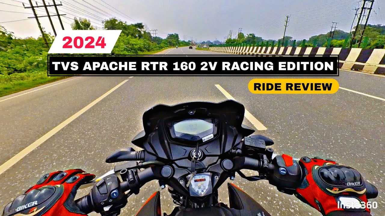 Ah Gyi 🚀 2024 TVS Apache RTR 160 2V Racing Edition Ride Review #apache1602v