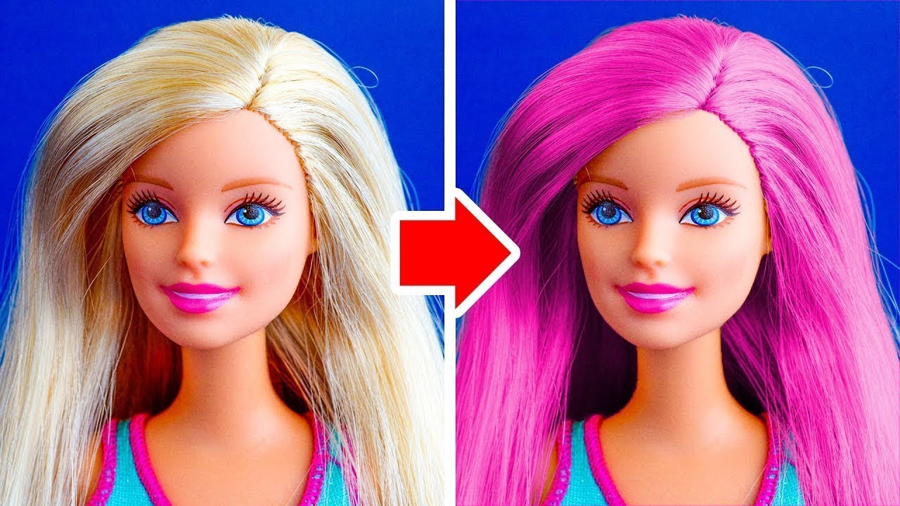 23 NOVAS TRANSFORMAÇÕES CASEIRAS COM A BARBIE QUE VOCÊ PODE FAZER EM MENOS DE 5 MINUTOS