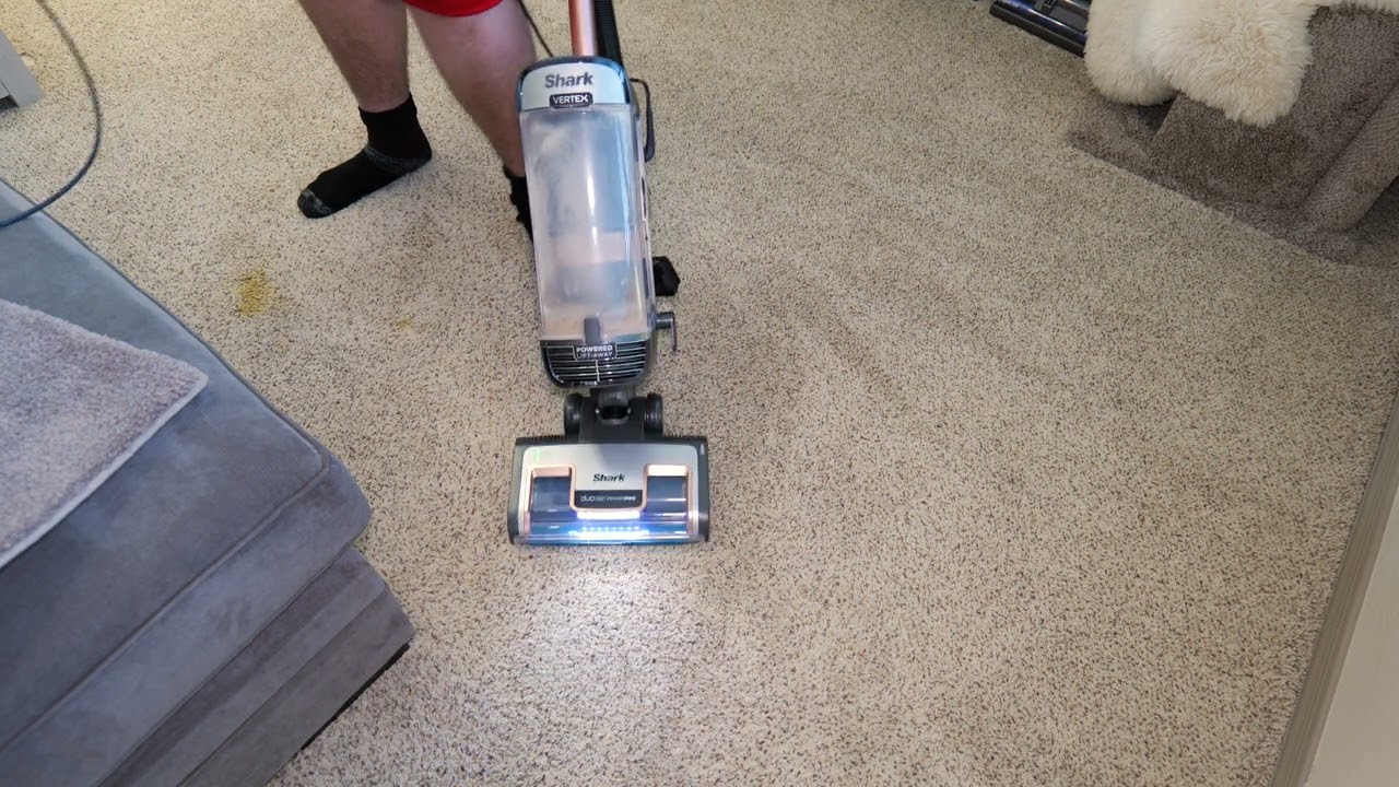 Shark Vertex, Natural Dirt Cleanup. PreVac!