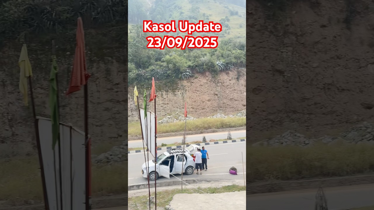 Kasol road update for more details ☎️ 8580895036 #kasol #manali #roadtrip #himachal