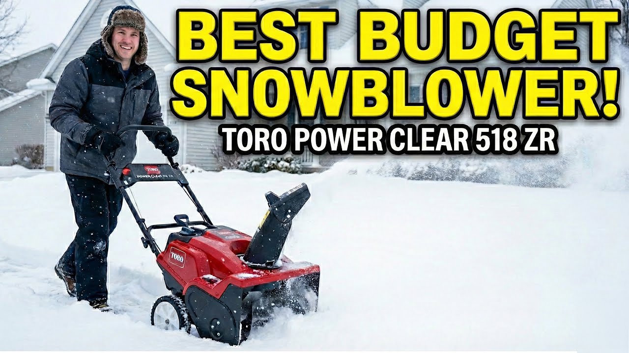 Stop Shoveling! Why the Toro Power Clear 518 ZR is the Best Budget Snowblower for New Homeowners ❄️