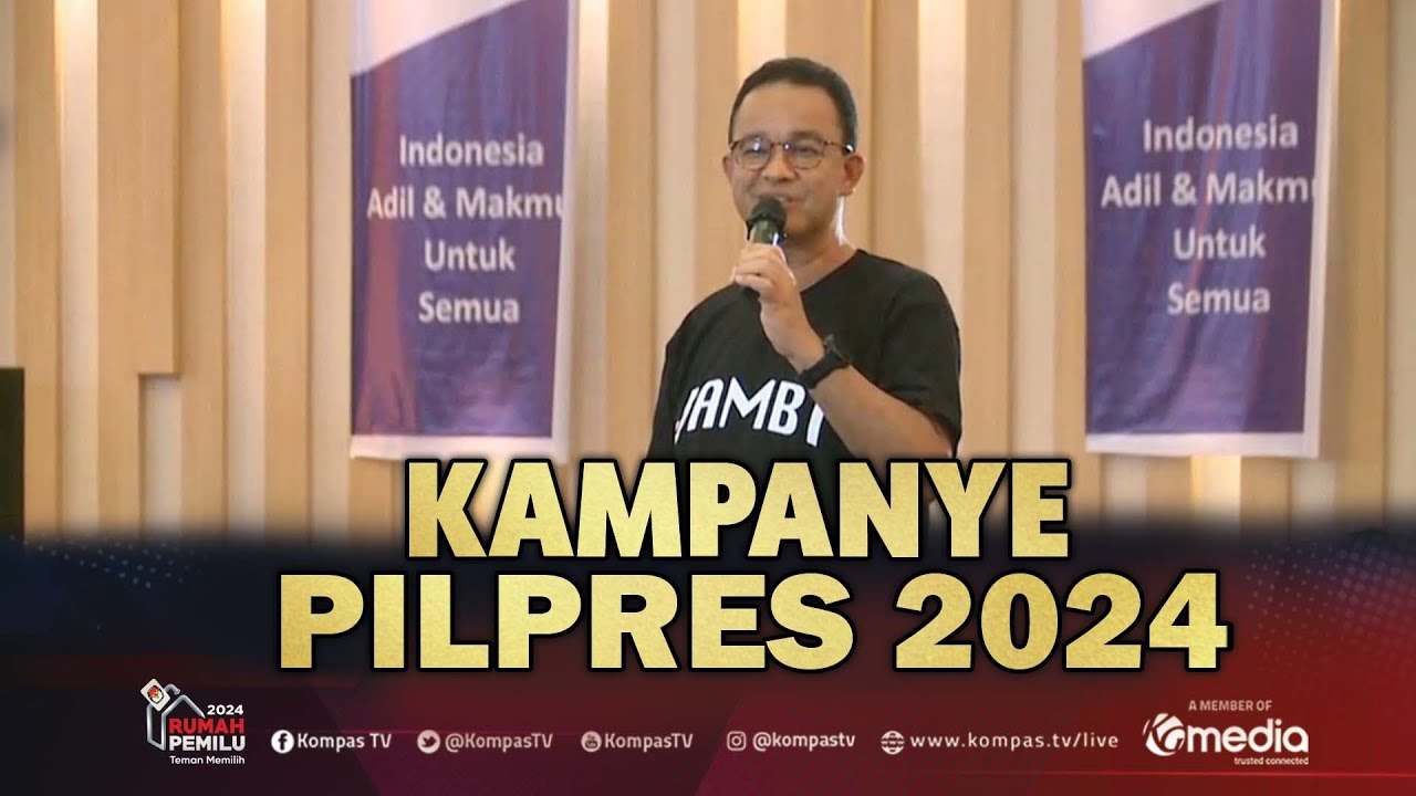 Capres Anies Baswedan Dialog Bersama Pemuda dan BEM se-Jambi | 14 Desember 2023