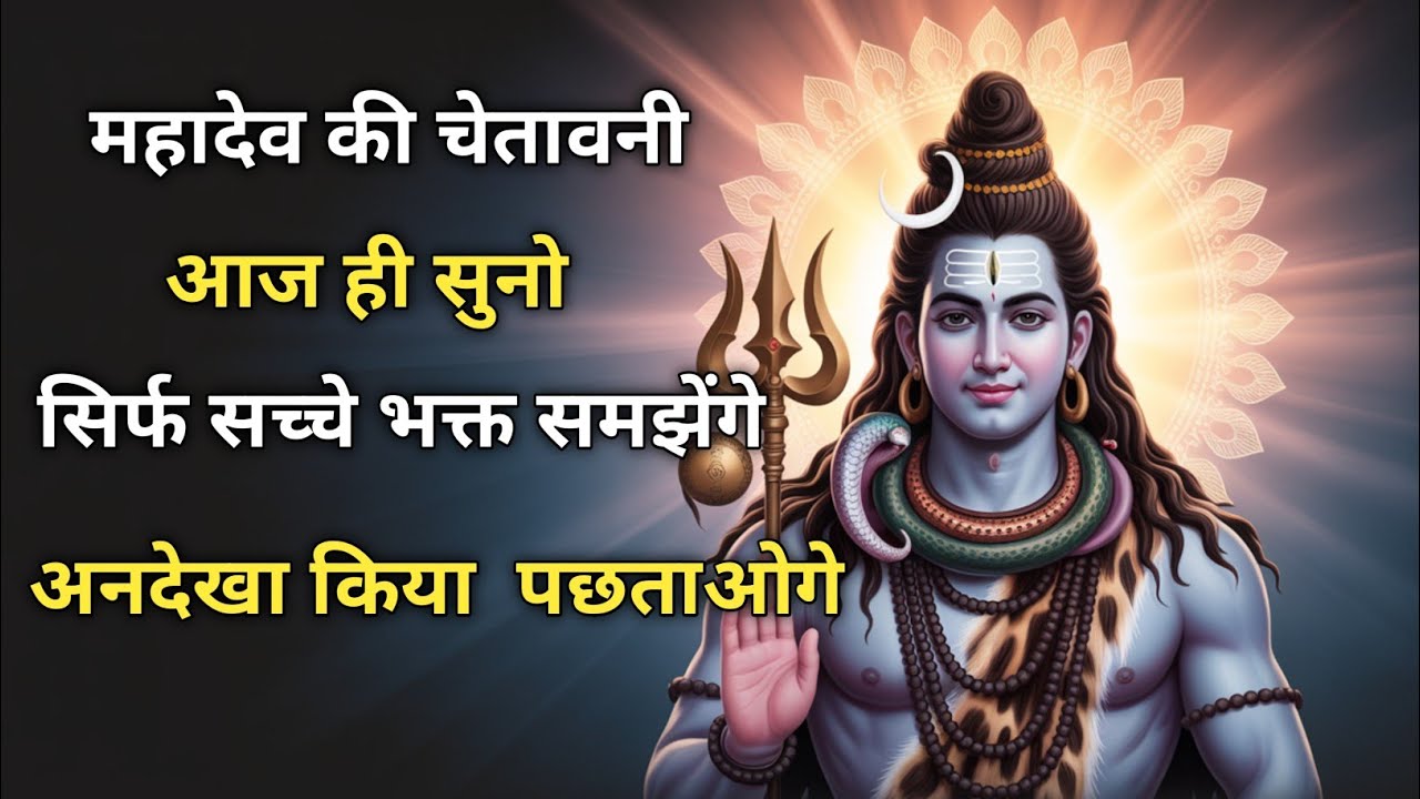 महादेव हर इंसान को 3 मौके ज़रूर देते हैं  ये रहस्य बदल देगा आपकी ज़िंदगी | Shiv Motivational Video 