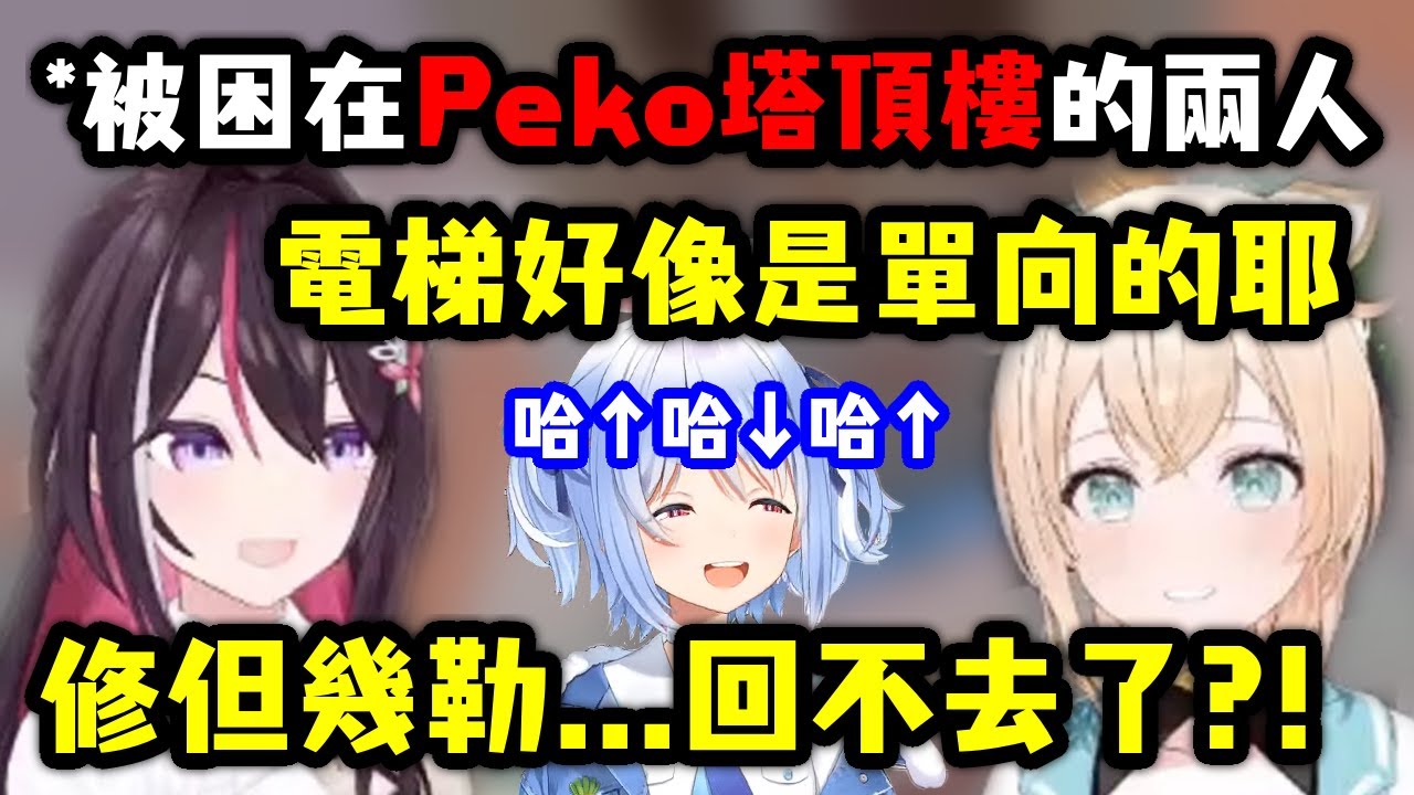 誤入Peko塔的Azki跟風真 馬上就接受了hololive的洗禮w【AZKi x  風真伊呂波】【Hololive中文精華】