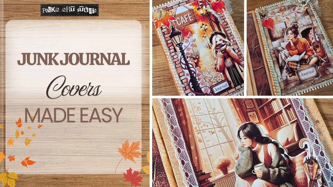 Junk Journal Cover Maker Tutorial | Autumn Edition Kit | Easy DIY Covers