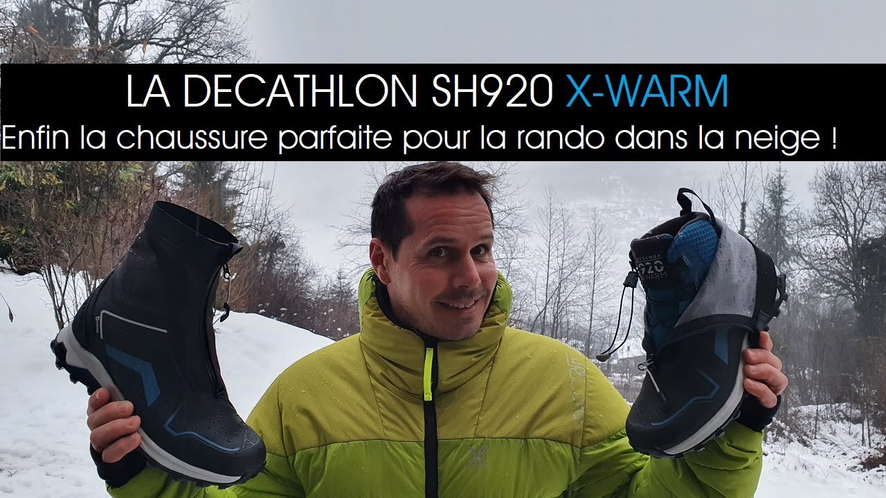 Ma recommandation chaussure de randonnée pour l'hiver : La Decathlon SH 920 X-warm.