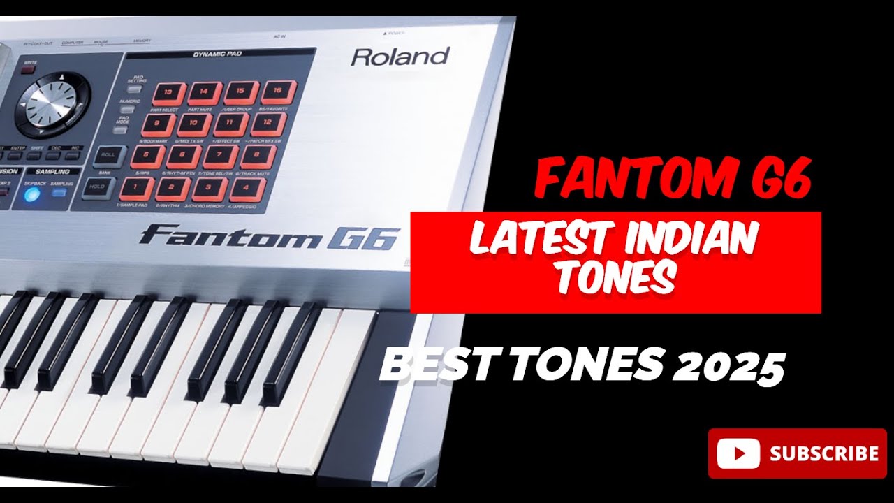 Roland Fantom G6 Latest Bollywood Tones 2025 Part-1