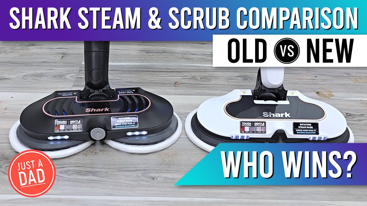 СРАВНЕНИЕ старой паровой швабры Shark Steam & Scrub S7201 и новой паровой швабры S8201. Какую из ...