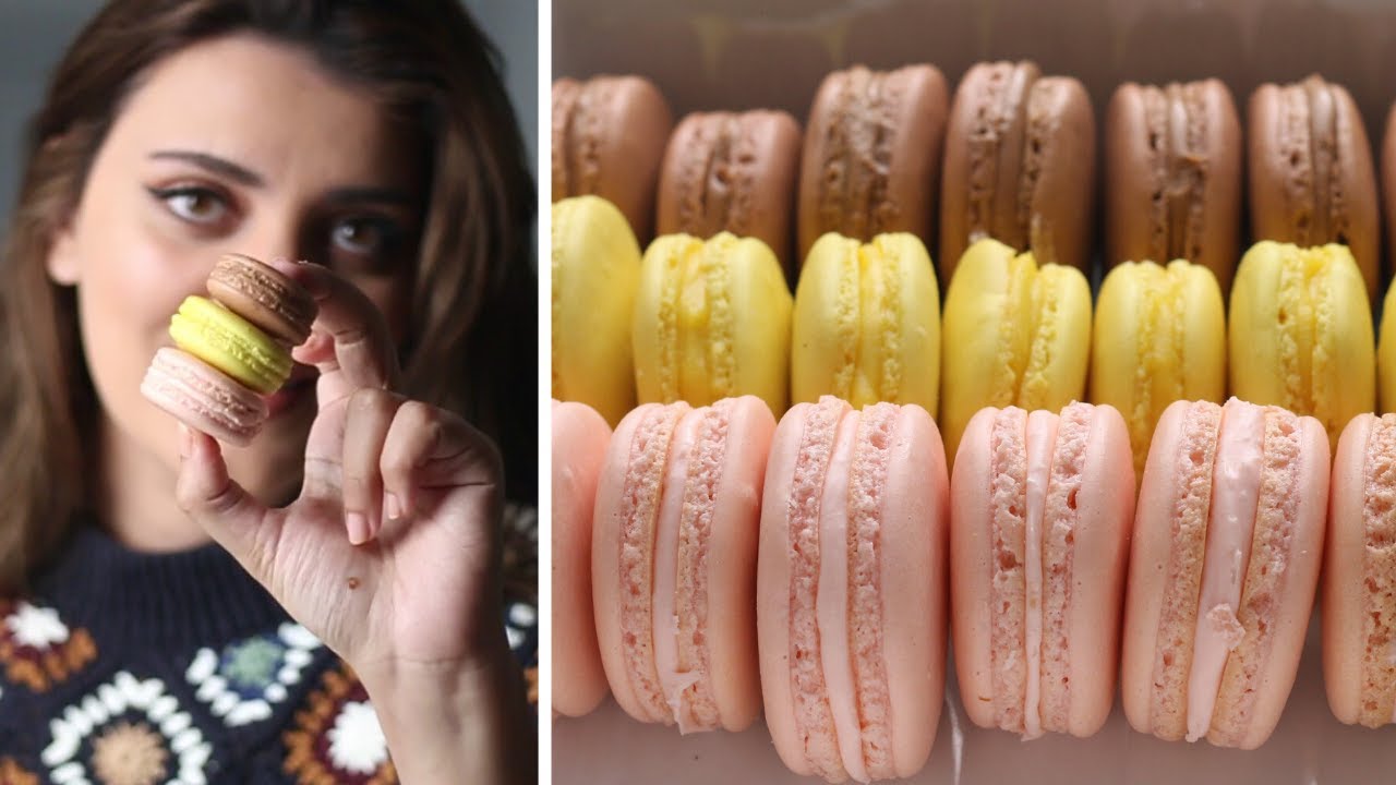 ماكارون فرنسي زي المحترفين من أول مرة! Macarons