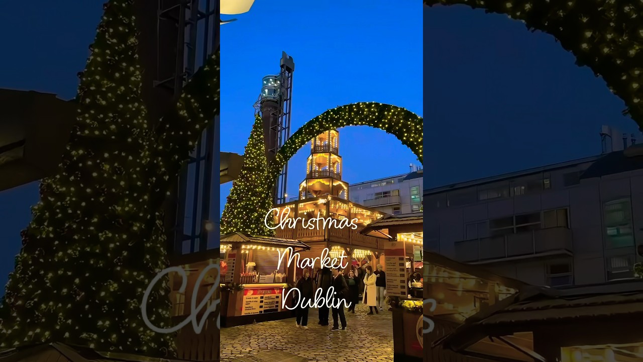 Рождественская ярмарка в Дублине 2025 🎄🇮🇪 | Самая волшебная зимняя ярмарка Ирландии!