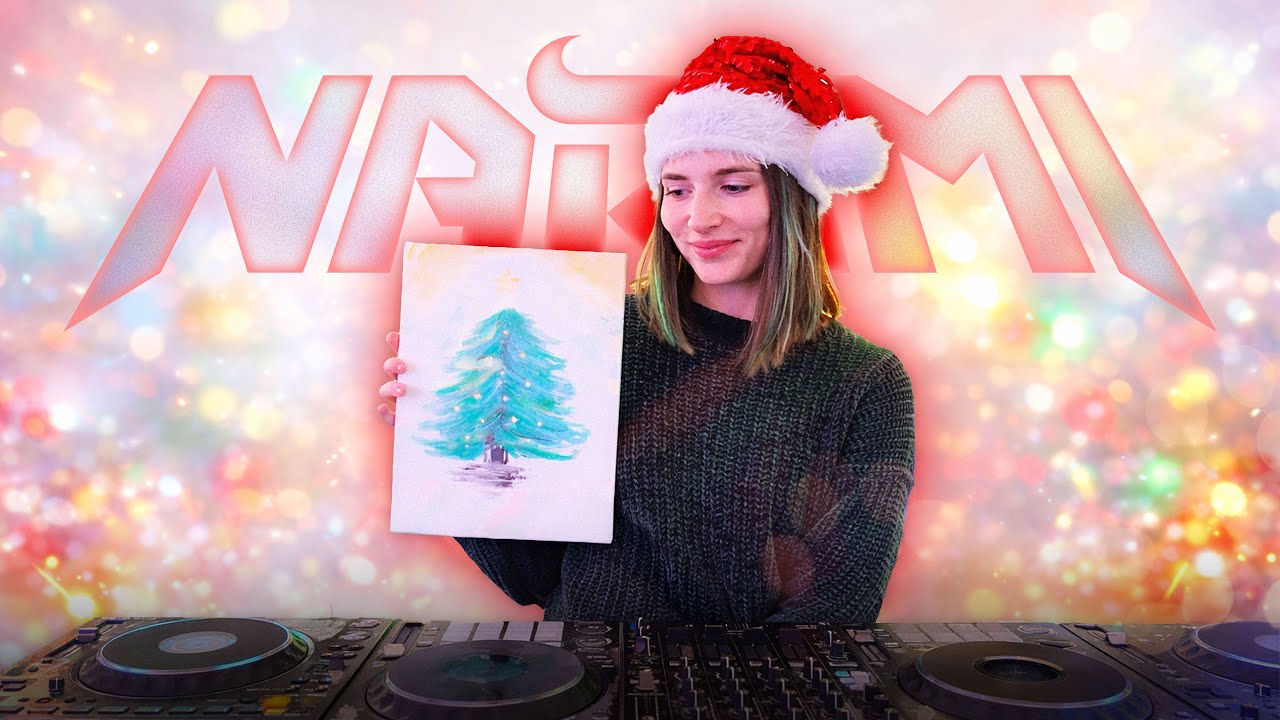 Painting while DJing | Liquid Drum & Bass DJ Set | Christmas & NYE 2025 – NARIMI