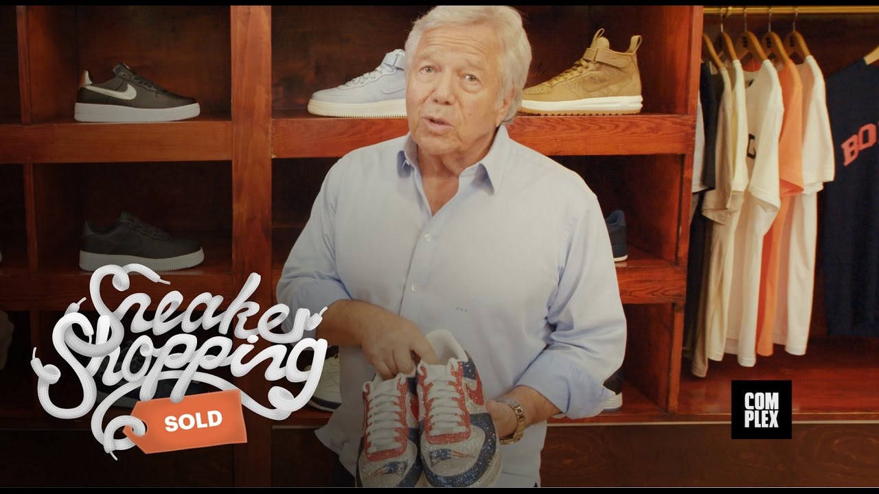 Robert Kraft Goes Sneaker Shopping with Complex