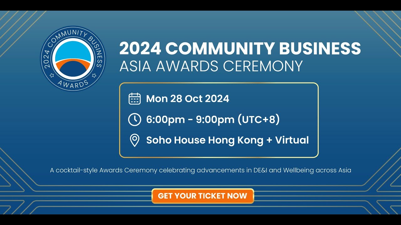 2024 Community Business Asia Awards Ceremony