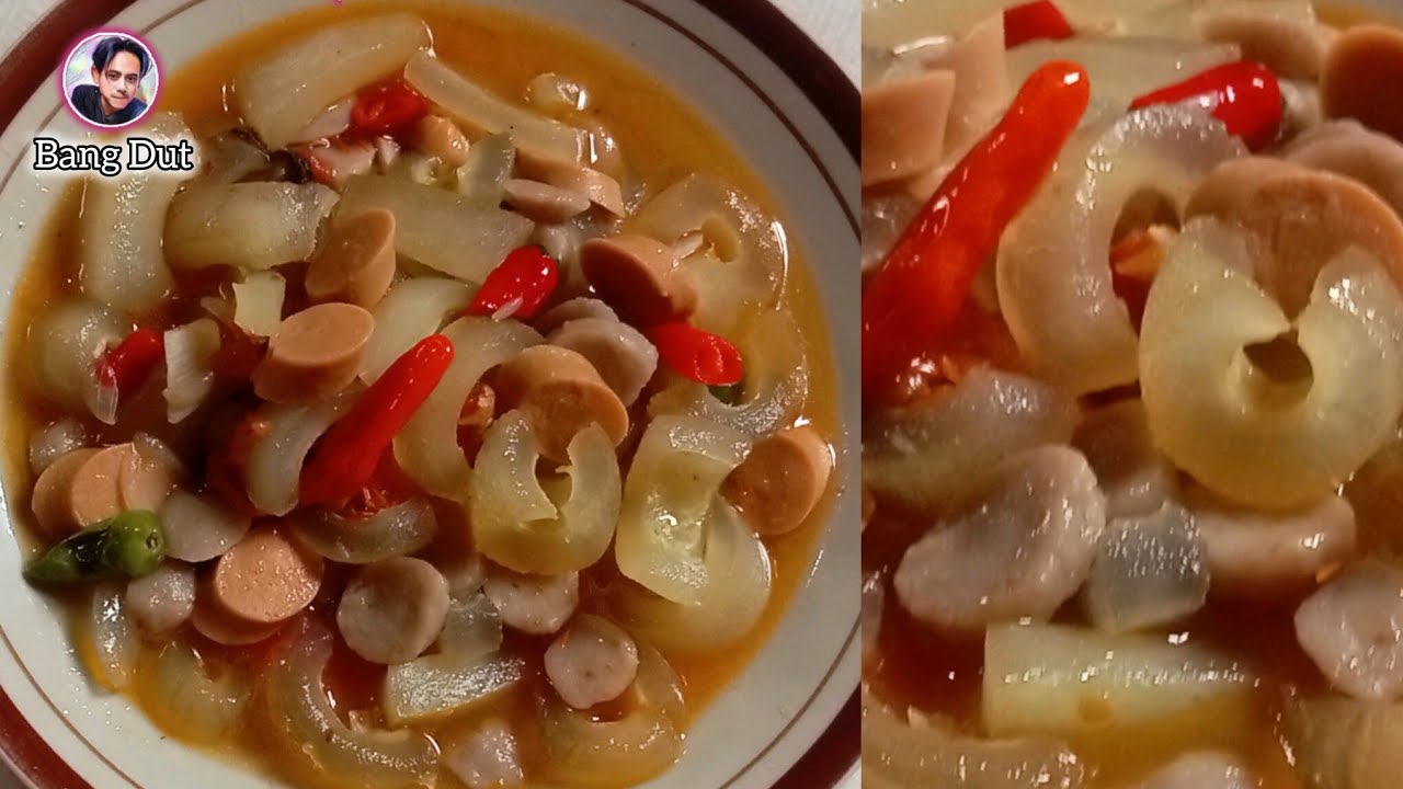 Жареные фрикадельки и сосиски