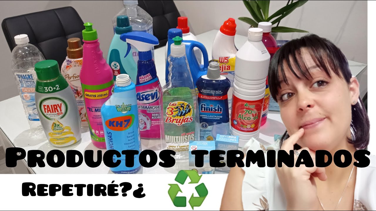 ♻️PRODUCTOS TERMINADOS VOL.2/ PRODUCTOS DE LIMPIEZA Y HOGAR TERMINADOS/ Repetiré?¿