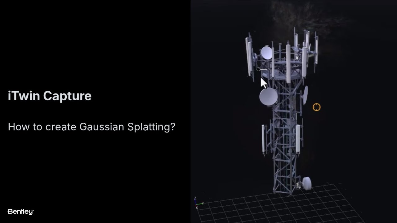 iTwin Capture: How to create Gaussian Splatting?