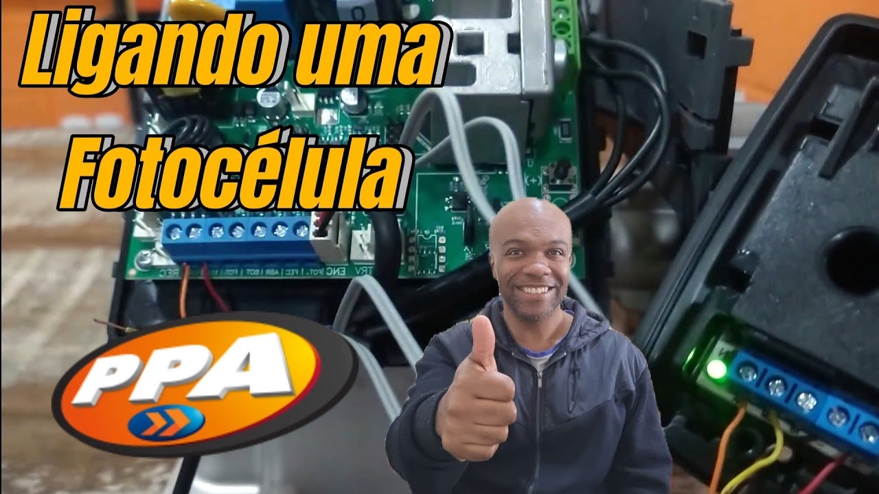 Instalação da Fotocélula F32 Plus na Central Triflex Full Range PPA, vale pra TODAS!!