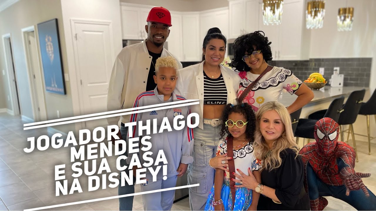 A CASA DO JOGADOR THIAGO MENDES NA DISNEY!