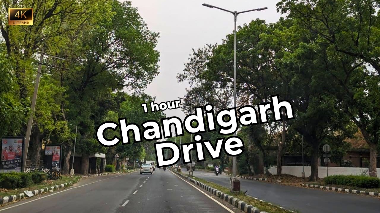 Chandigarh City Drive 4K 60FPS | Exploring The City Beautiful | Virtual Tour | India Travel Vlog