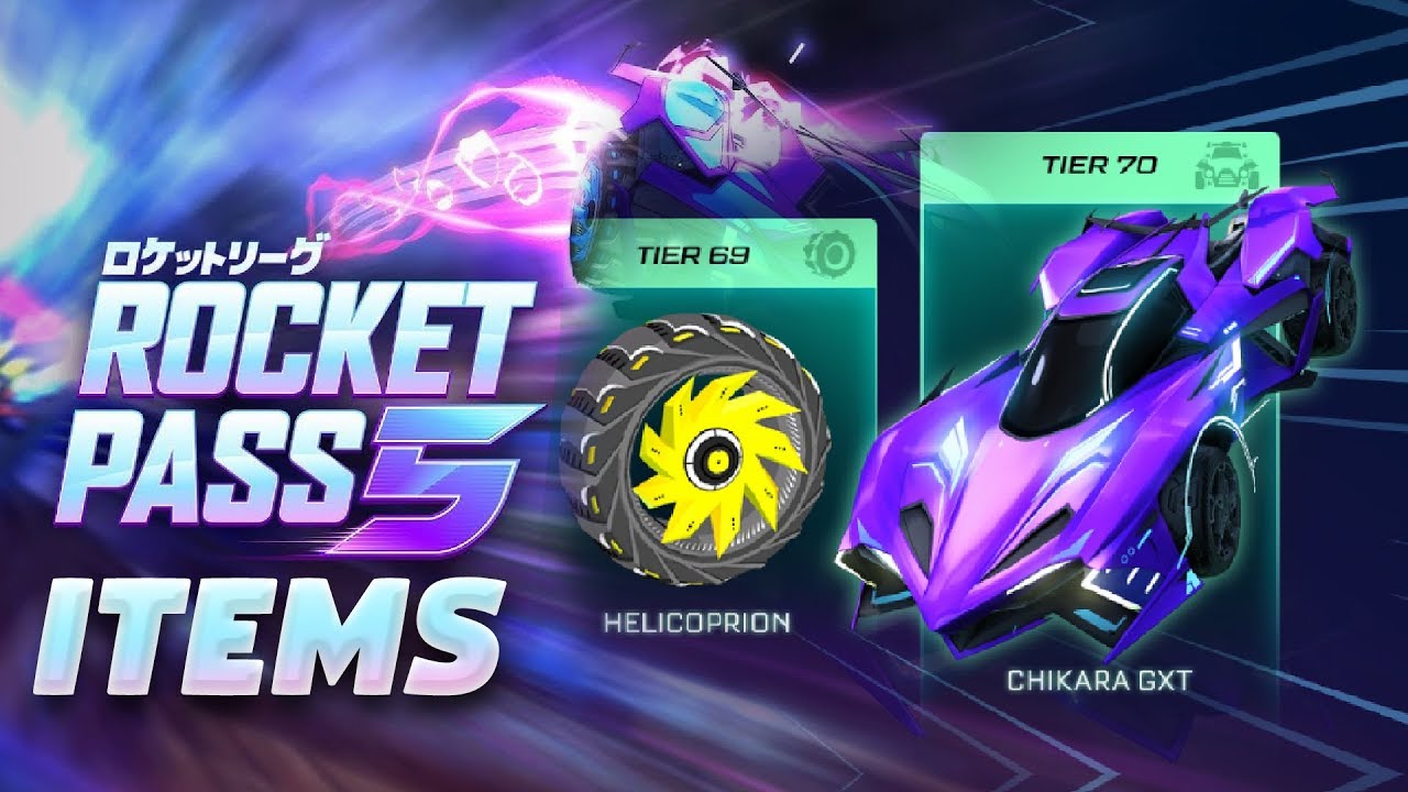 ALL NEW ITEMS IN ROCKET PASS 5