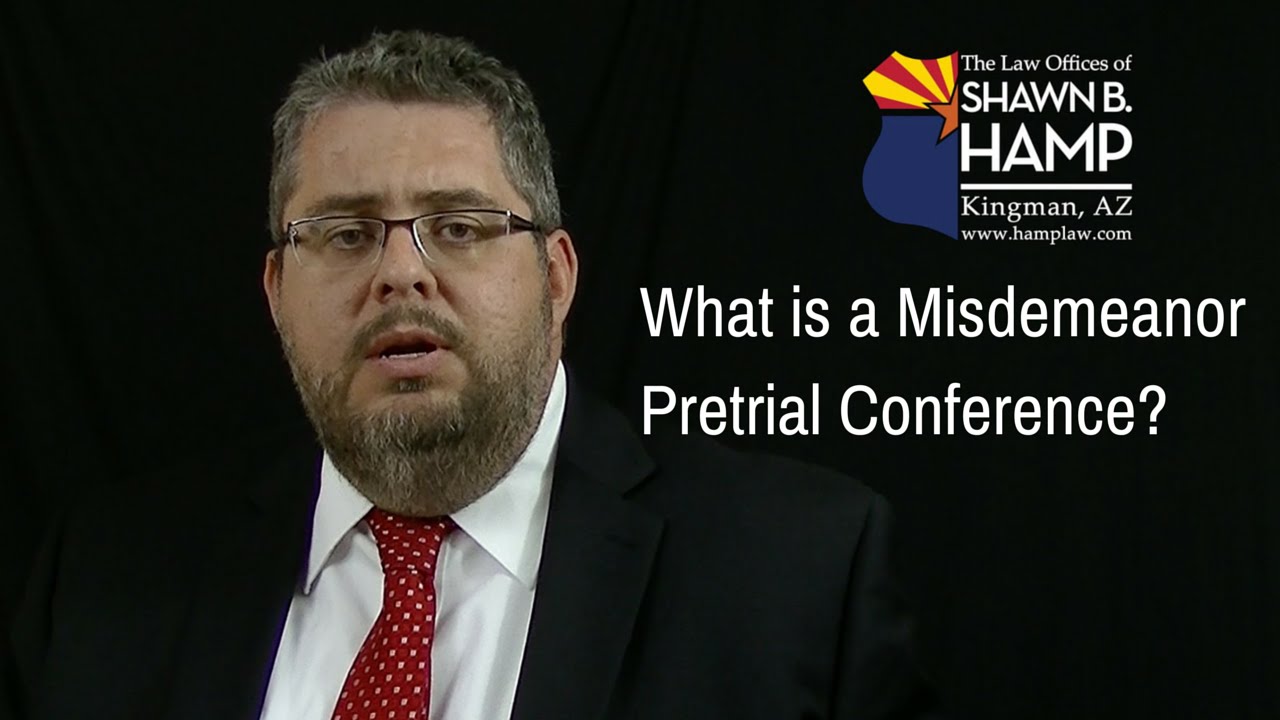 What is a Misdemeanor Pretrial Conference?