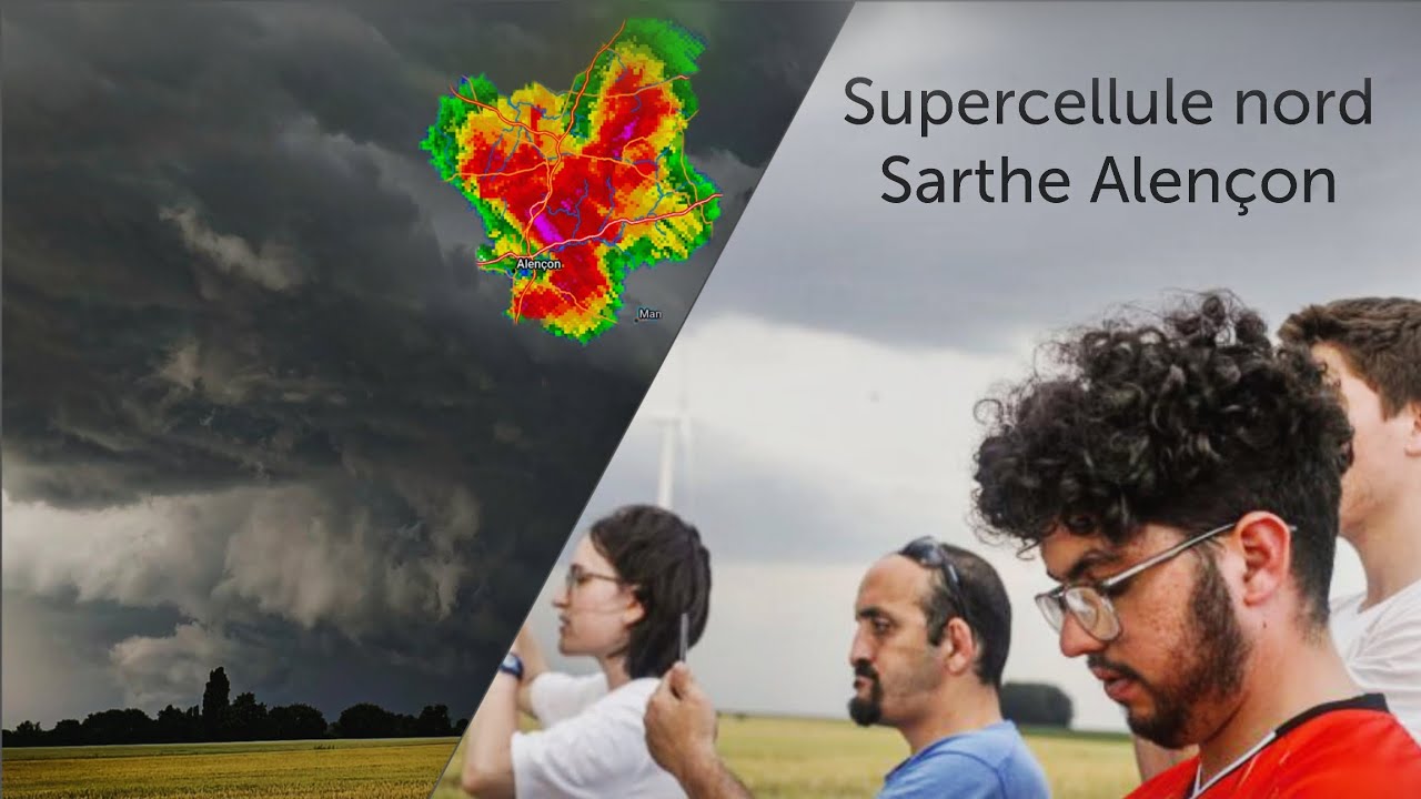 CHASSE À L'ORAGE SUPERCELLULAIRE DANS  L'OUEST ⚡( 13 Juin 2025 )