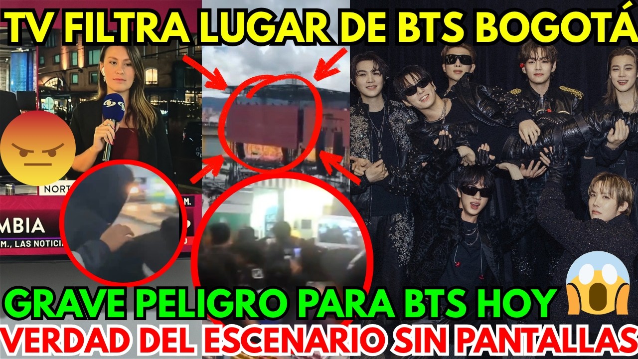 🔴FILTRAN HOTEL DE BTS EN BOGOTA Y CAUSA CAOS TOTAL😡ACLARAN LA VERDAD DEL ESCENARIO SIN PANTALLAS😰