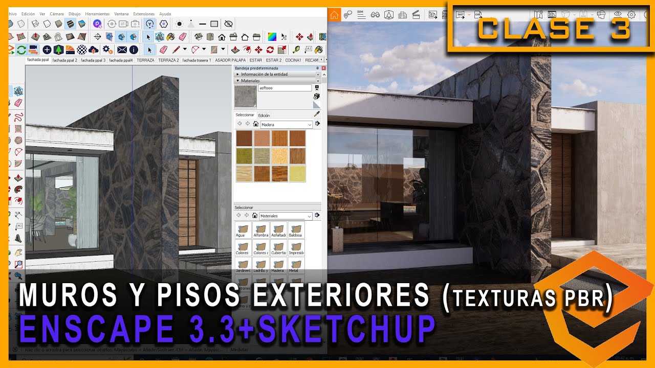 CURSO ENSCAPE 3.3 CREAR TEXTURAS REALISTAS PIEDRAS MUROS Y SUELOS