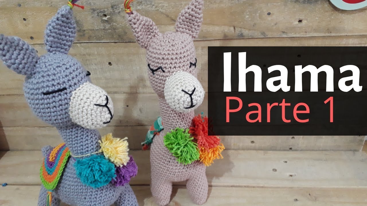 Lhama de crochê - Receita na descrição do vídeo