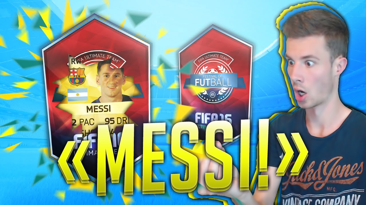 MESSI IM PACK!!! FIFA 16 ULTIMATE TEAM PACK OPENING