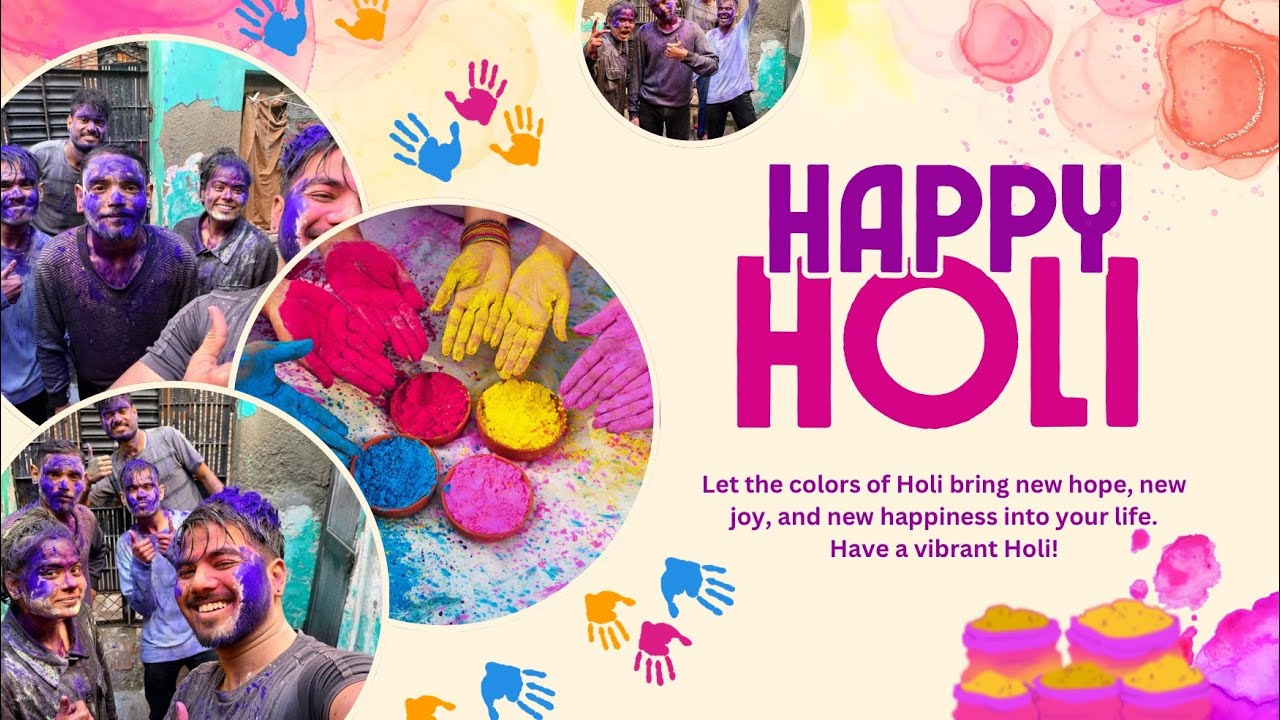 Happy Holi all of you ❤️💕(Holi vlogs)masti time😄#explorepage #viral #funny #subscribemychannel 