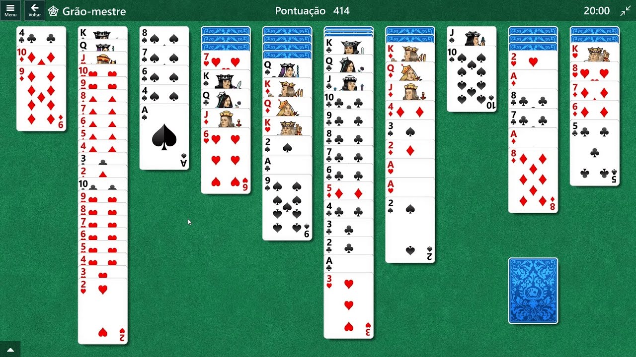 Spider Solitaire 4 suits/No undo/Grandmaster SOLVED