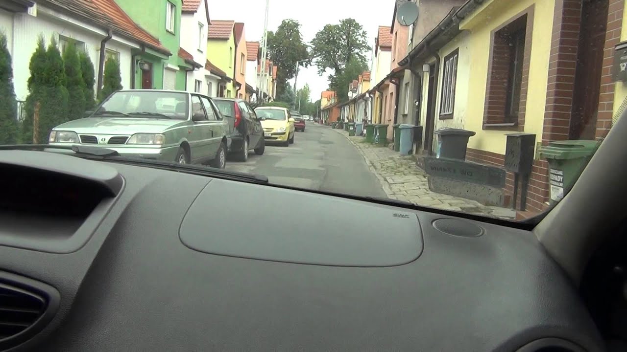 Błędy na egzaminie (skręt w lewo + bliski przejazd obok pojazdów zapark.) OSK Kursant