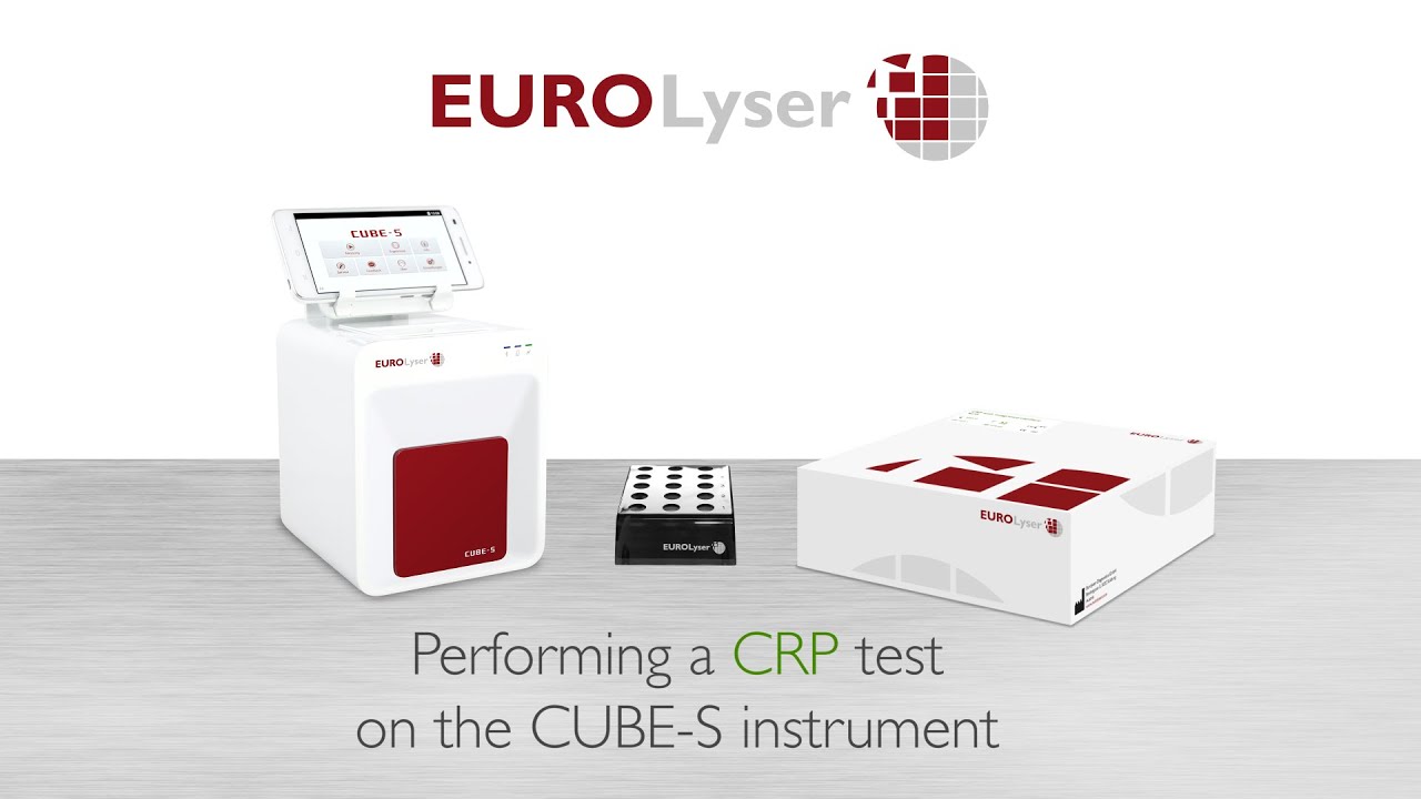 Performing a CRP test from whole blood on the EUROLyser CUBE-S