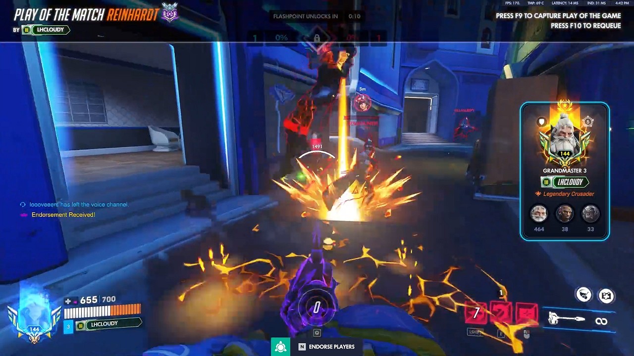 LHCloudy | POTG | Как выглядит лучший Райнхардт в мире