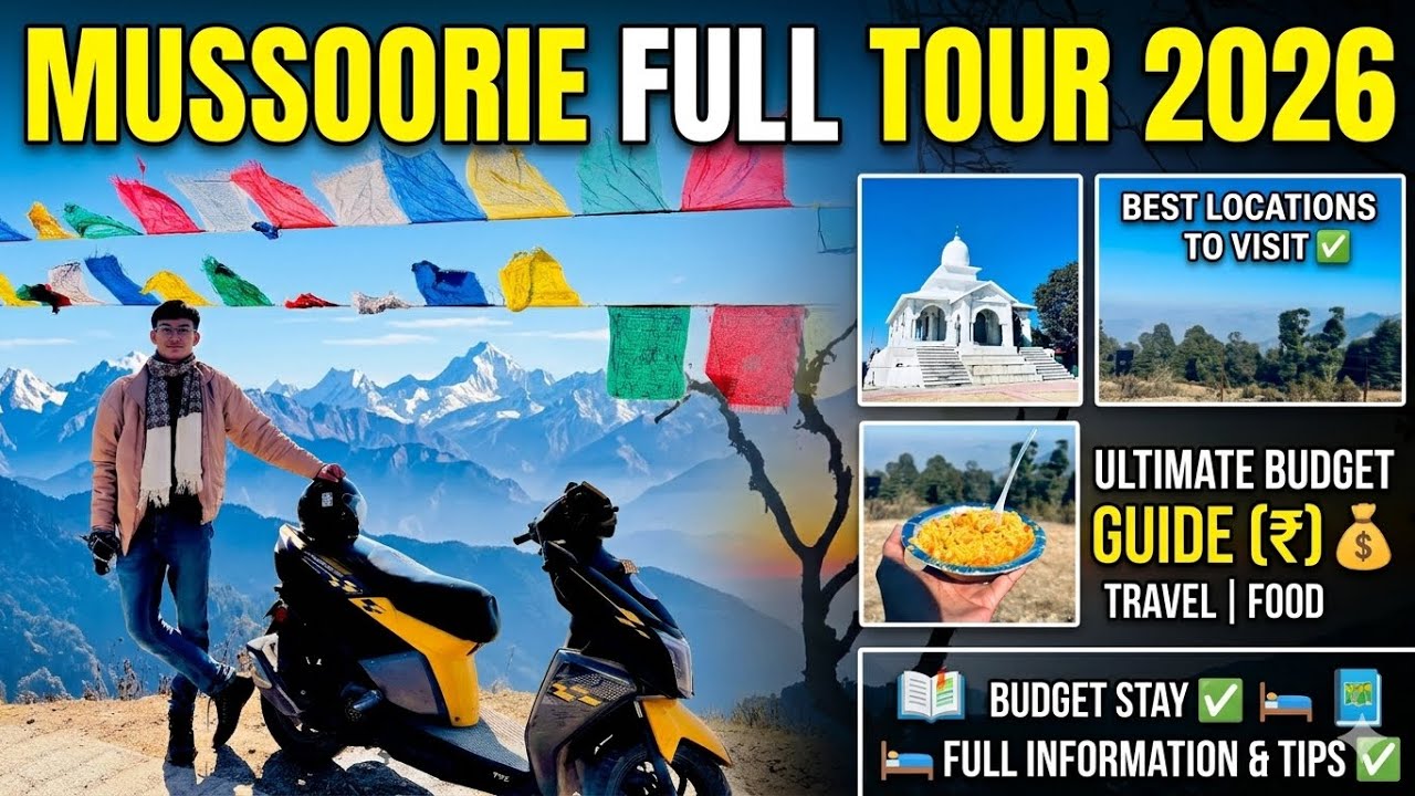 Mussoorie full tour | Mussoorie landour | Mussoorie full tout 2026 | Mussoorie top place 