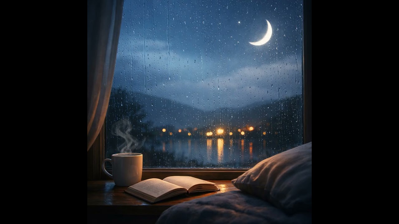 雨音とピアノの睡眠音楽｜静かな夜に深く眠る