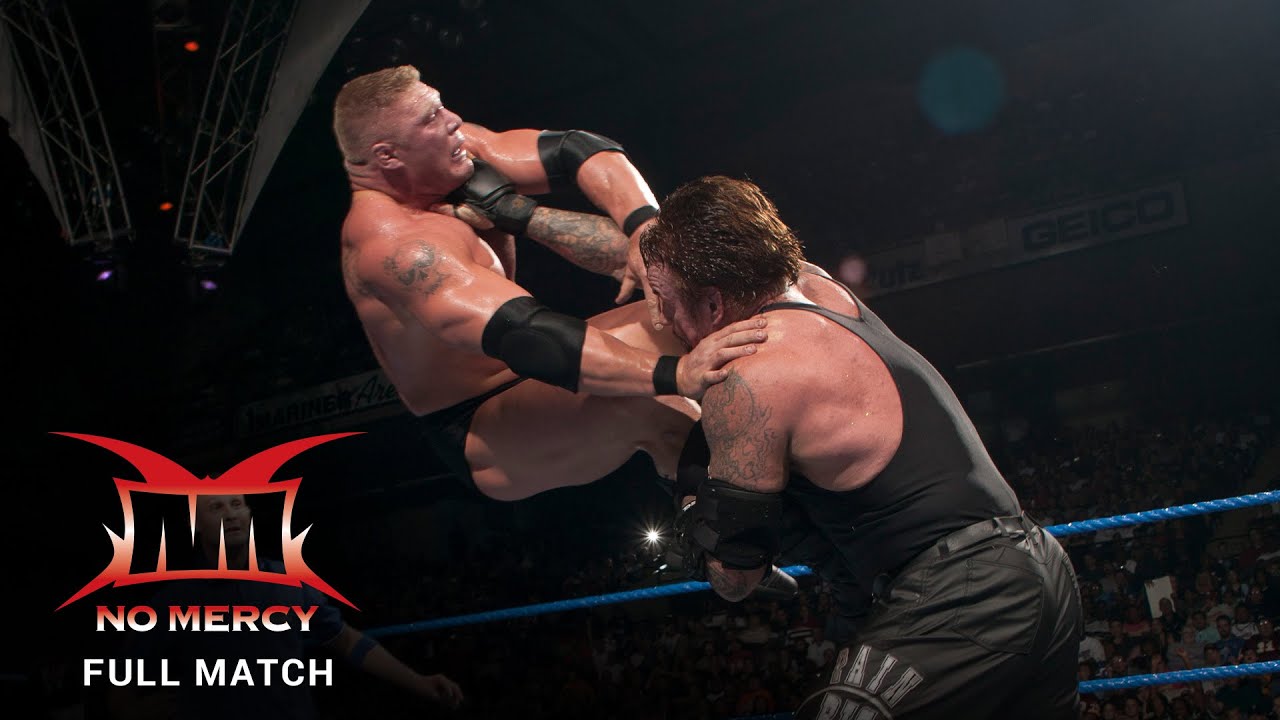 ПОЛНЫЙ МАТЧ - Брок Леснар против Гробовщика - Цепной матч за титул чемпиона WWE: WWE No Mercy 2003