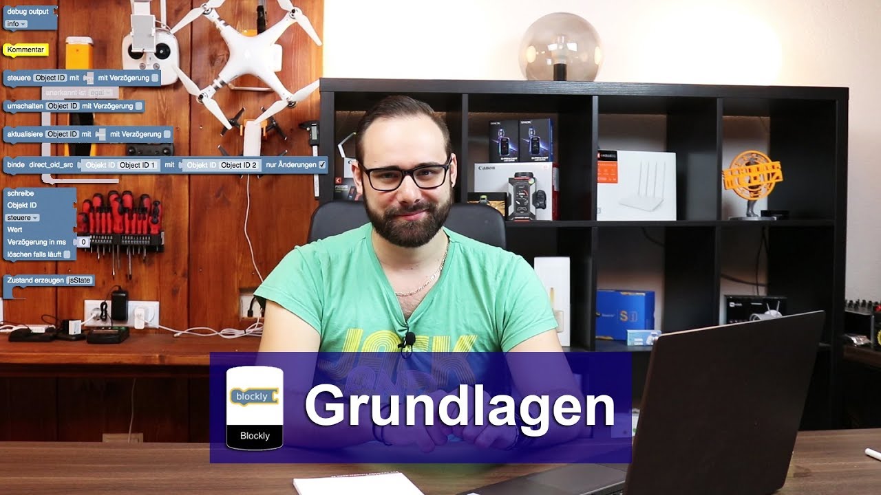 [ioBroker - Blockly] Grundlagen zu Skripten & Objekten / Import & Export [Tutorial] [HD]
