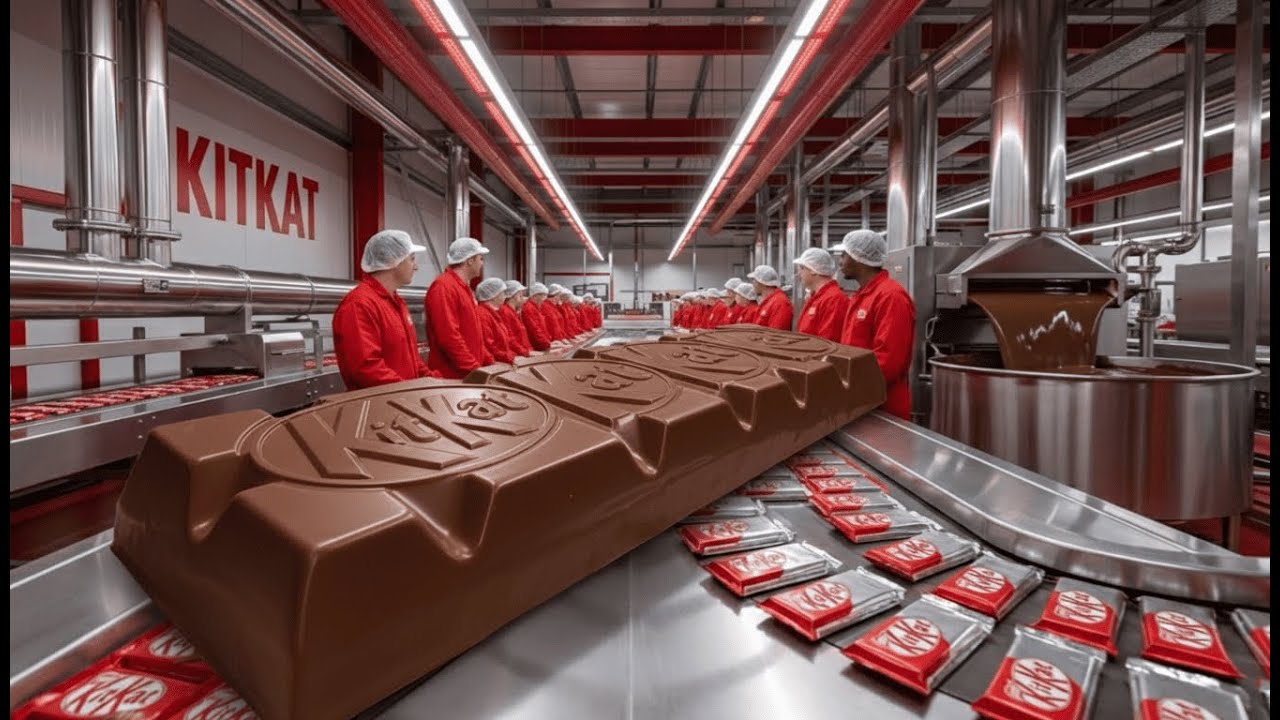 Inside The KitKat Factory: How Your Favorite Chocolate Is Made!