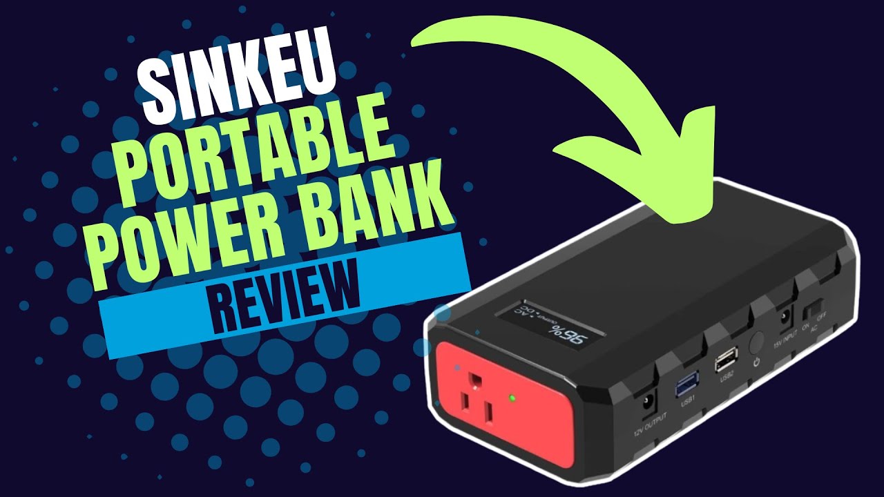 SinKeu Portable Power Bank. TONS OF FEATURES + EASY TO USE!