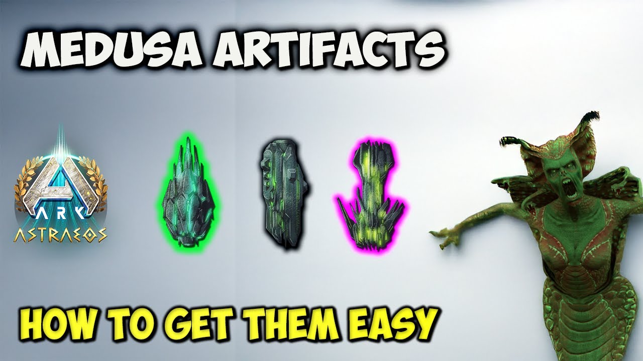 Astraeos - How To Get ALL MEDUSA ARTIFACTS | ARK Survival Ascended