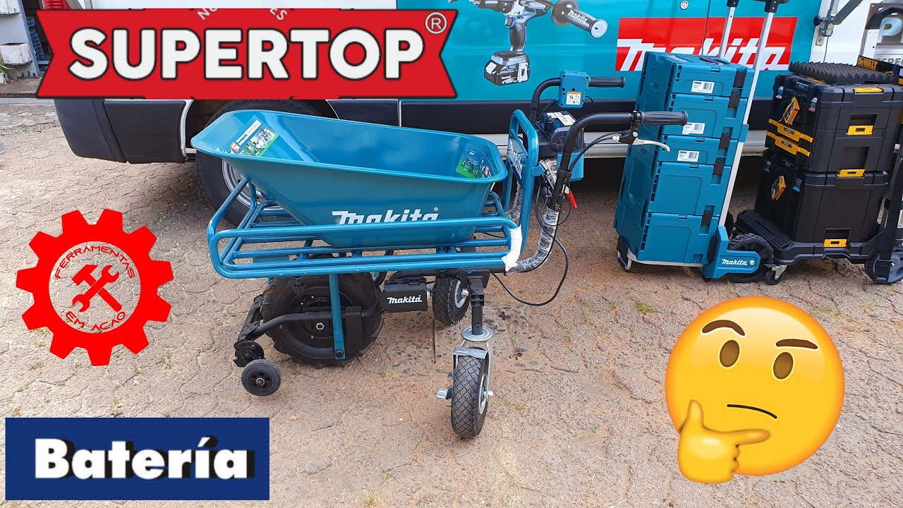 VOCE NÃO VAI ACREDITAR NO QUE A MAKITA FEZ - Carrinho De Mão a Bateria 18v Makita DCU180