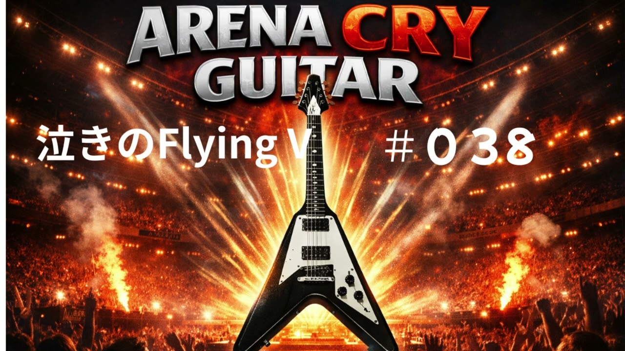 マイケル・シェンカー風｜フライングVで奏でる泣きのギター・インスト｜Into the Arena Inspired / Michael Schenker【Guitar Anthem 38】