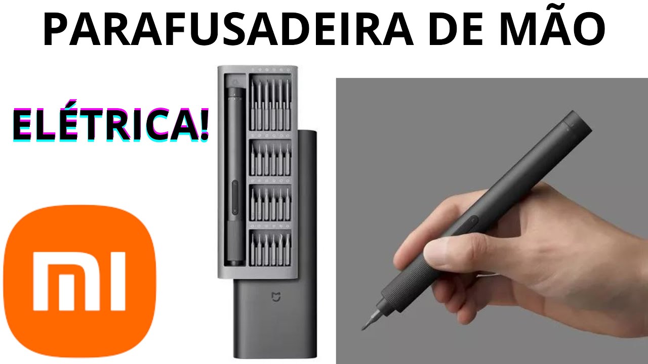 ✔ CHAVE ELÉTRICA XIAOMI-CHAVE DE FENDA-PARAFUSADEIRA