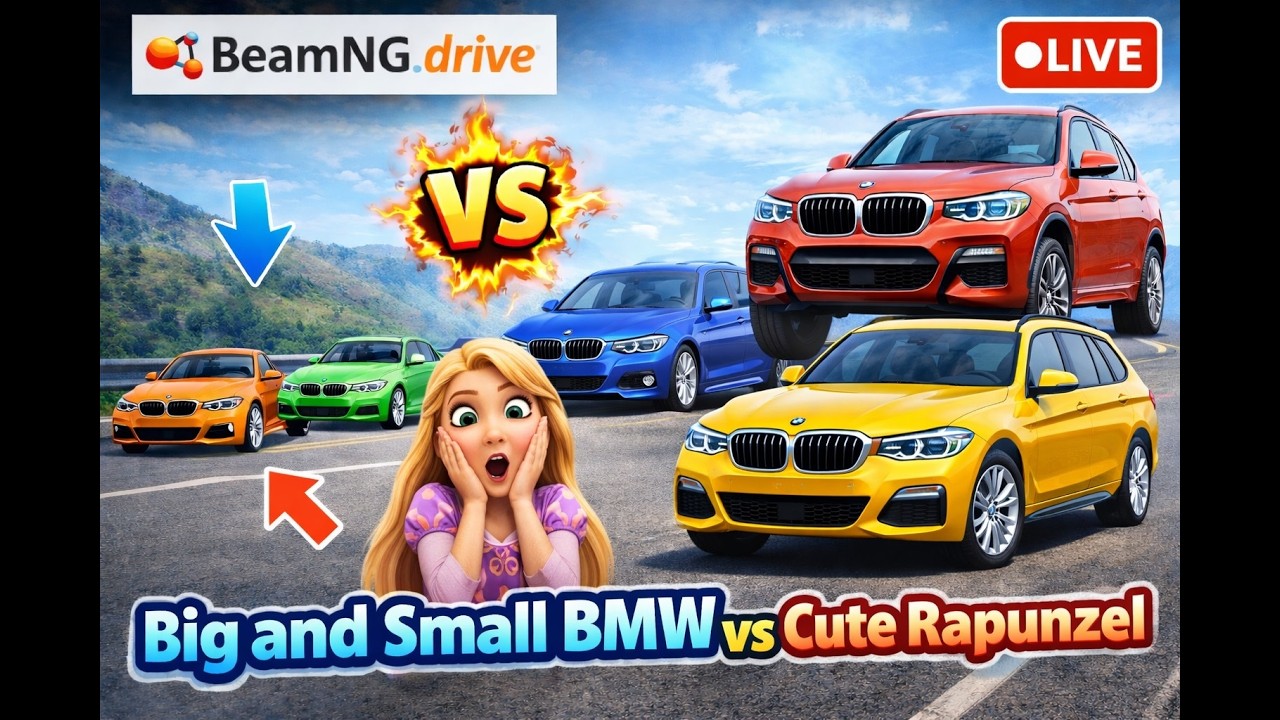 Big and Small Car  - BeamNG.Drive