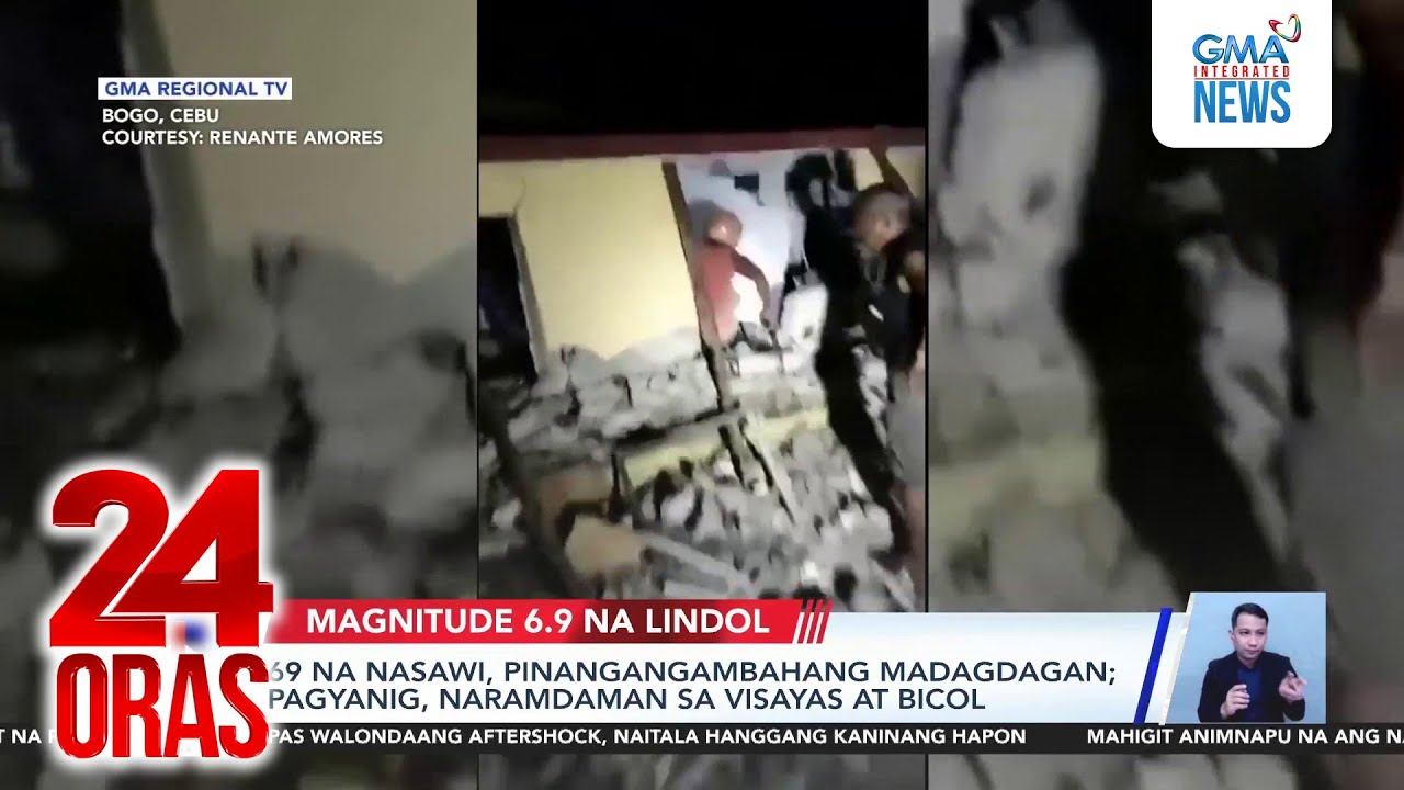 69 killed by magnitude 6.9 Cebu quake | 24 Oras