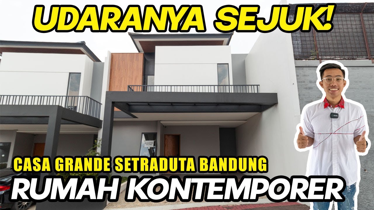 RUMAH KONTEMPORER YANG UDARANYA SEJUK INI COZY BANGET! CEPET BANGET SOLD OUT NYA! SETRADUTA BANDUNG