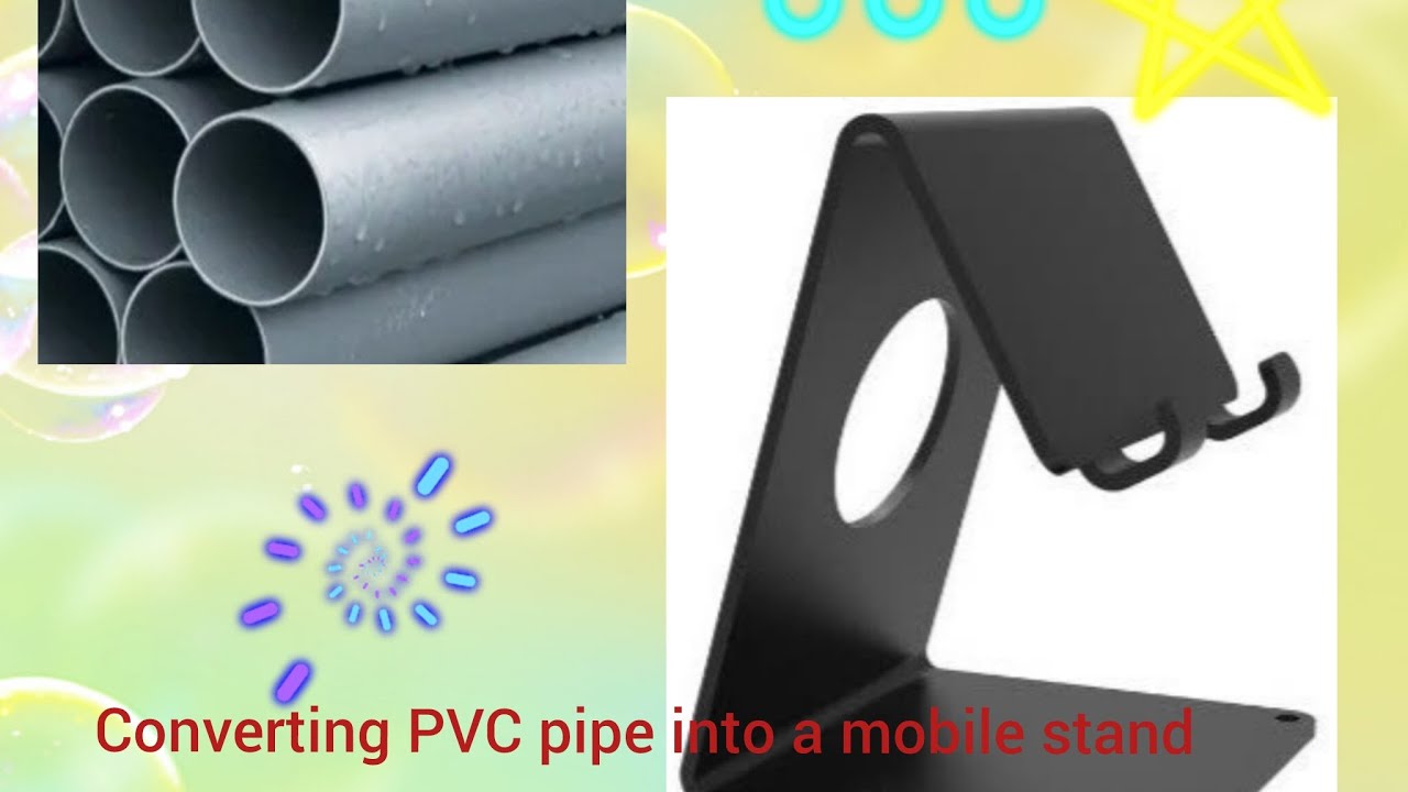 Converting PVC pipe into a mobile stand#pvc #stand #holder #pipe #mobile #converting 